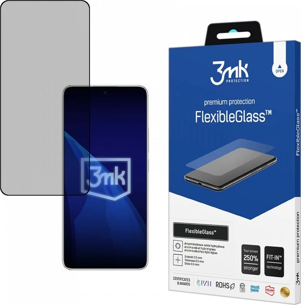 Xham hibrid mbrojtës 3MK FlexibleGlass për Redmi Note 14 5G, Transparent