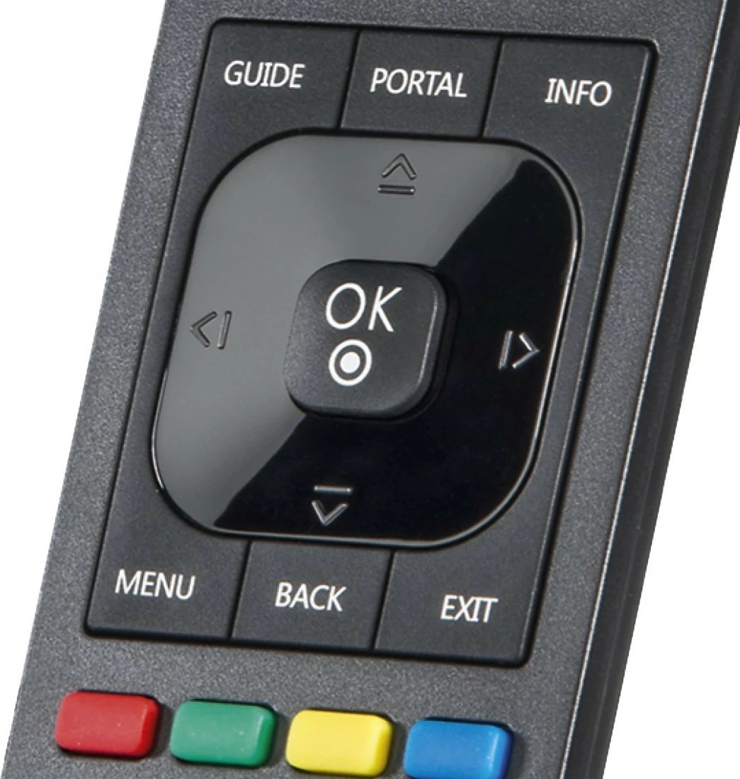 Telekomandë TV Hama 221060 me funksion mësimi, IR 1:1, butona që ndriçojnë, kompatibile Samsung, me bateri AAA, e zezë