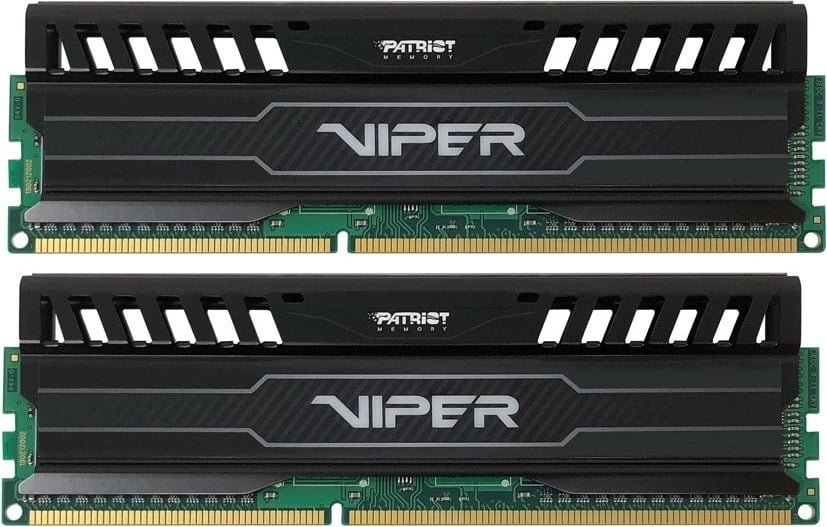 RAM Memorje Patriot Viper 3, 16GB (2x8GB), DDR3, 1866 MHz, CL10, e zezë