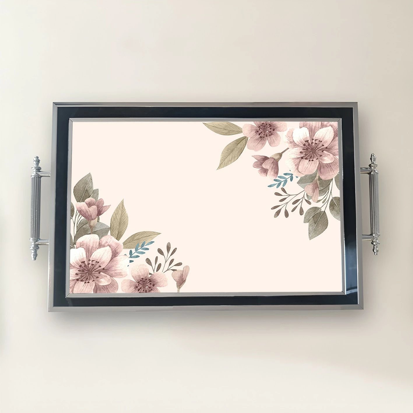 Tabaka xhami, shumëngjyrëshe, Aberto Design, TPG9794, 50x29x3.5 cm Tabaka xhami, shumëngjyrëshe, Aberto Design, TPG9794, 50x29x3.5 cm