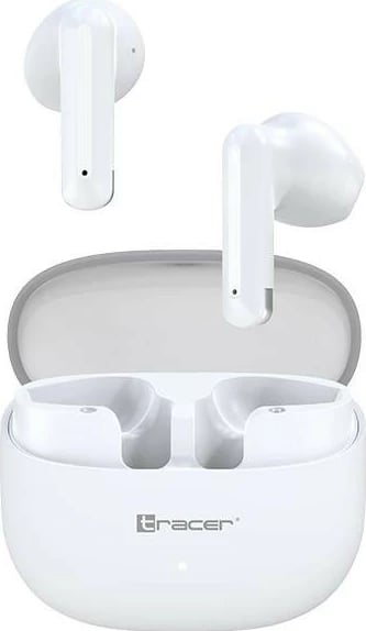 Kufje Tracer T12, True Wireless, Bluetooth 5.4, bardhë
