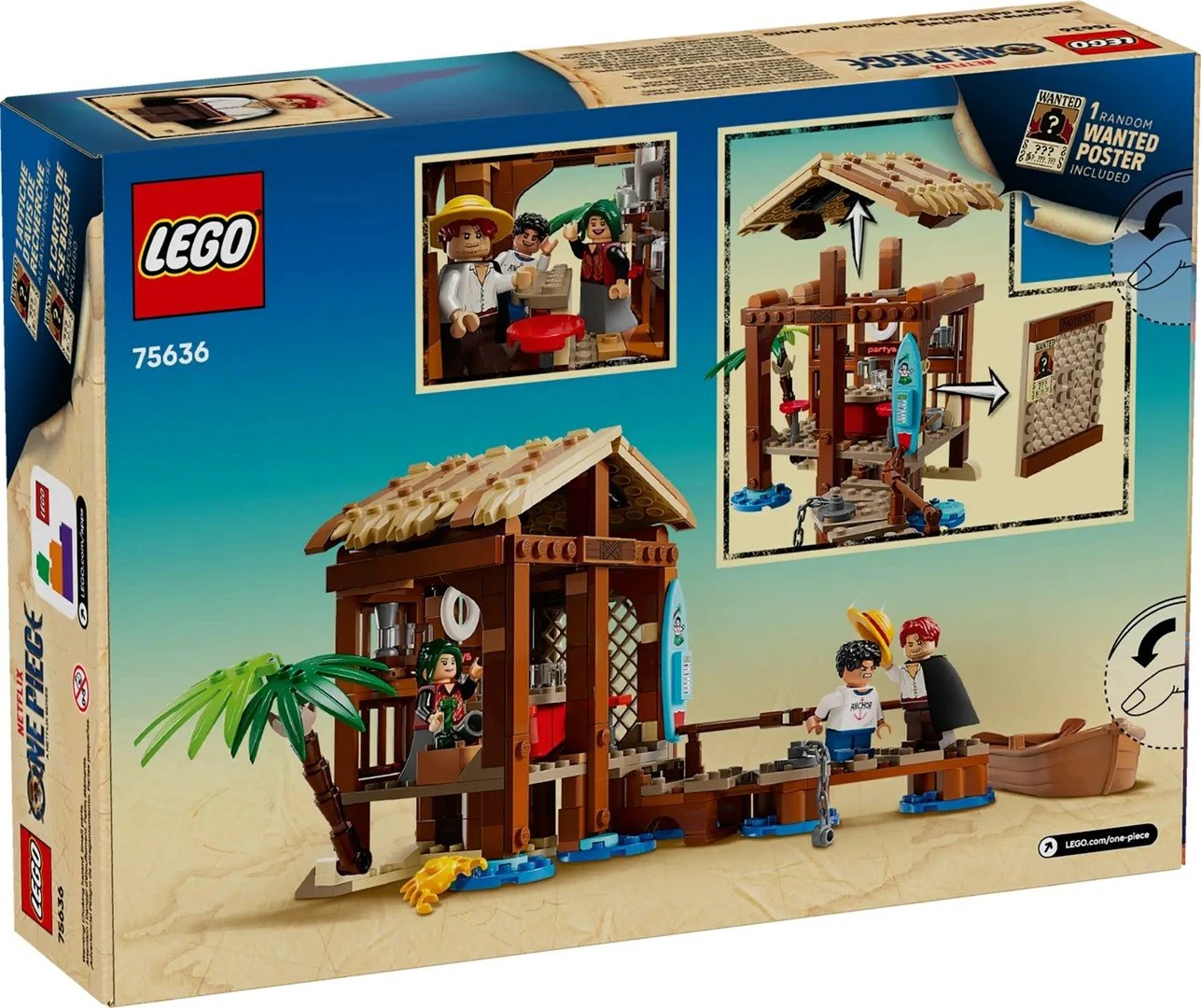 Set LEGO ONE PIECE 75636 Windmill Village Hut, 299 pjesë, me 3 minifigura
