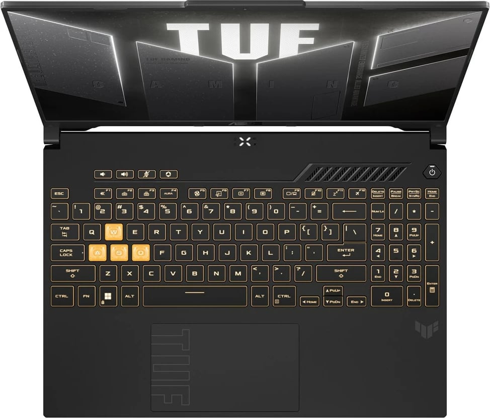 Laptop gaming ASUS TUF Gaming F16 FX607VJ-RL009, 16", Intel Core 5 210H, 16 GB RAM, 512 GB SSD, NVIDIA RTX 3050, Gri
