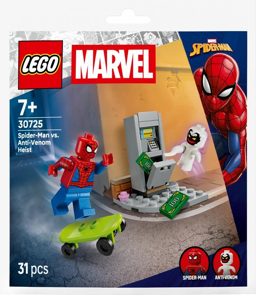 Set blloqe, LEGO Marvel, 30725 Spider-Man vs. Anti-Venom, 31 pjesë 7+, set i vogël