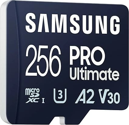 Kartelë MicroSDXC Samsung MB-MY256SB/WW, 256 GB, UHS-I, 200 MB/s, 130 MB/s, Class 3 (U3), Blu
