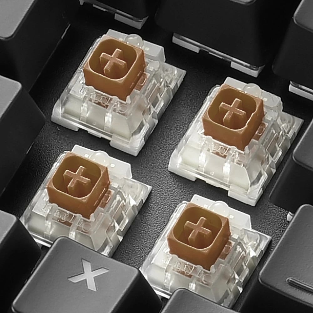 Tastierë mekanike Sharkoon SKILLER SGK60, RGB, ES Layout, Kailh Box Brown, e zezë