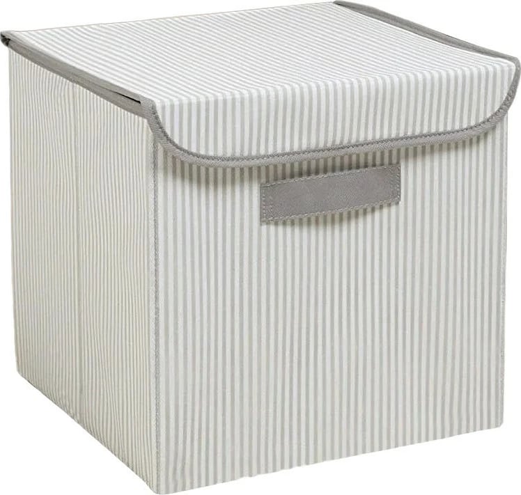Kuti për organizim, material ndjesi leshi, ngjyrë gri, Aberto Design YLC420, 30x30x30cm