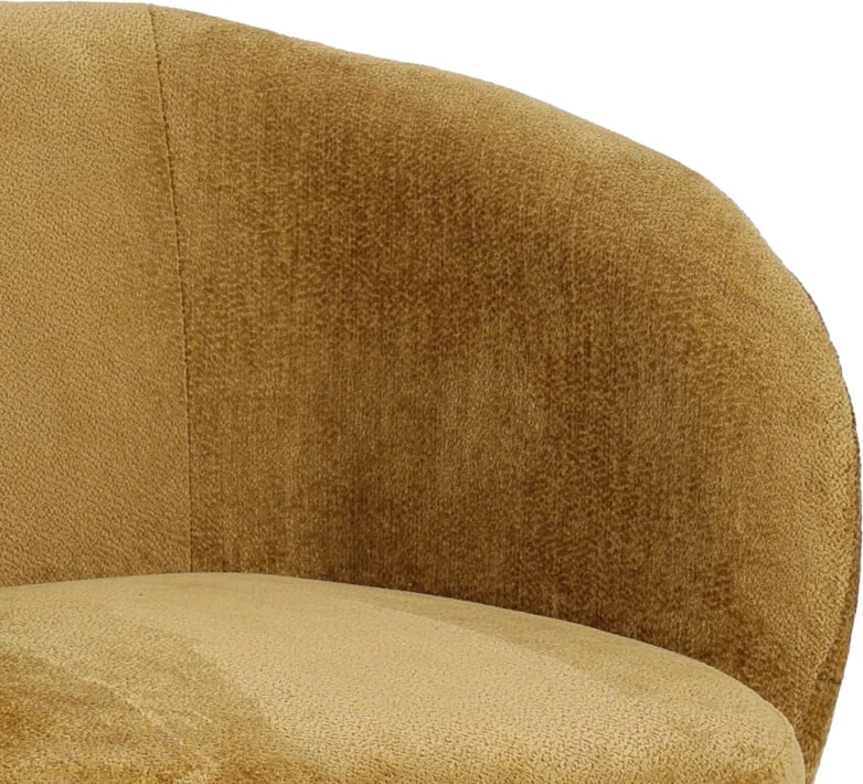 Kreslo rrotulluese, ngjyrë mjaltë, 78x81x77cm