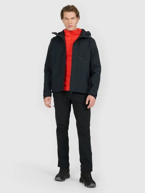 Jakne trekking për meshkuj 4F, e zezë