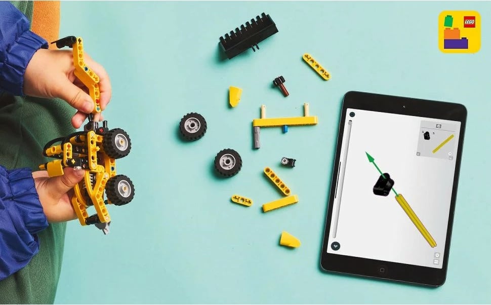 Set ndërtimi LEGO Technic 42197 Baggerlader, 104 pjesë, multikolor