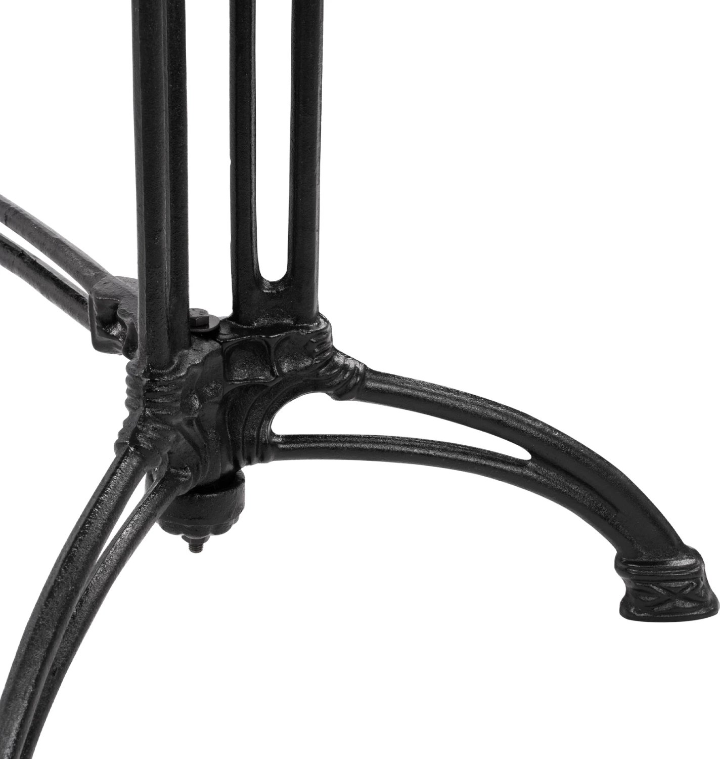 Bazë tavoline nga gize dy kolona FH443 ngjyrë e zezë 82X50X71H