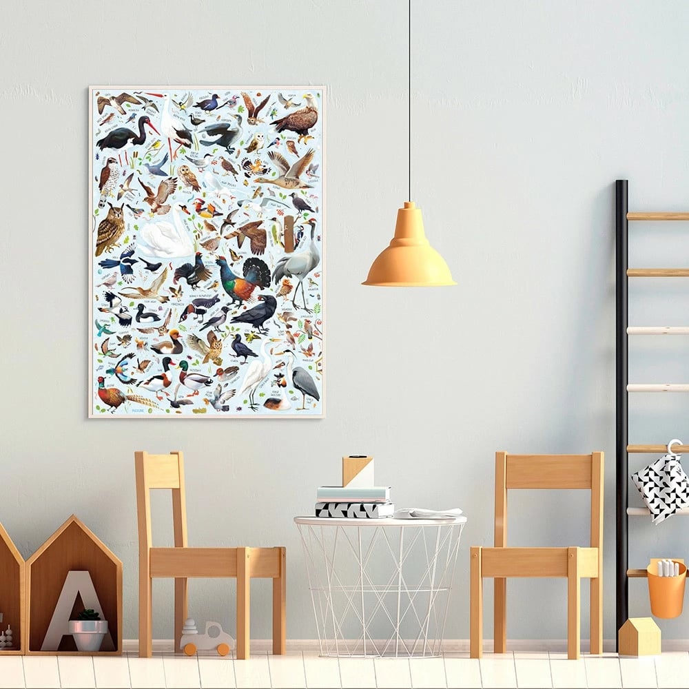 Puzzle CzuCzu Puzzlove Birds of Poland, 200 pjesë