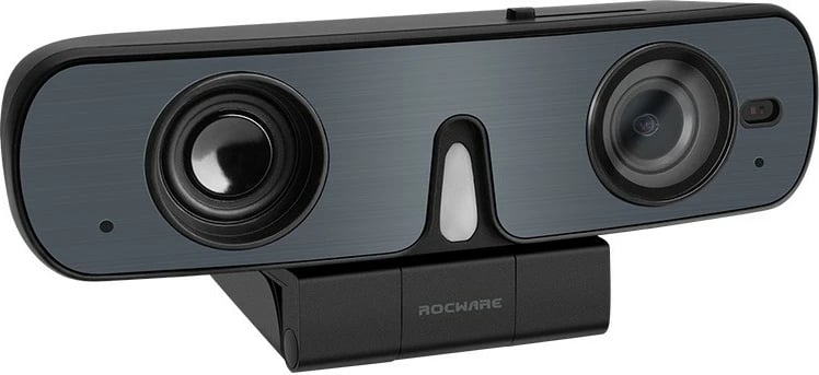 Kamerë kompjuteri ROCWARE RC08, Full HD 1080p, me mikrofon dhe altoparlant, e zezë