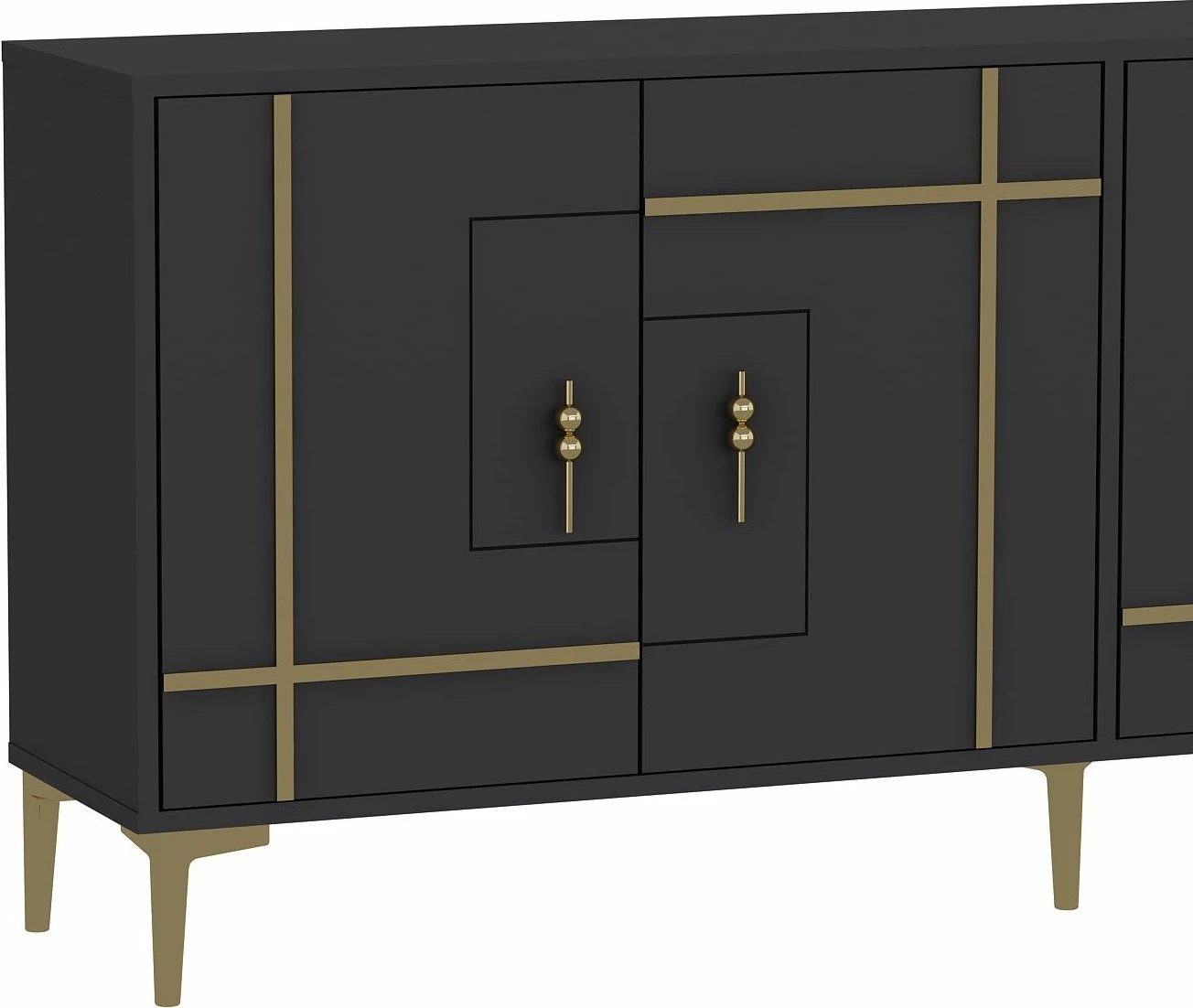 Konsol Skye Decor, antracit, ari