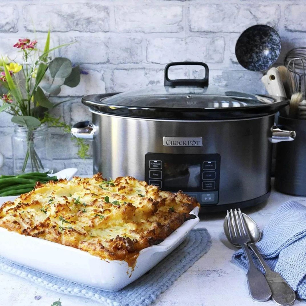 Slow cooker CROCK-POT CSC066X, 5.6 L, Silver