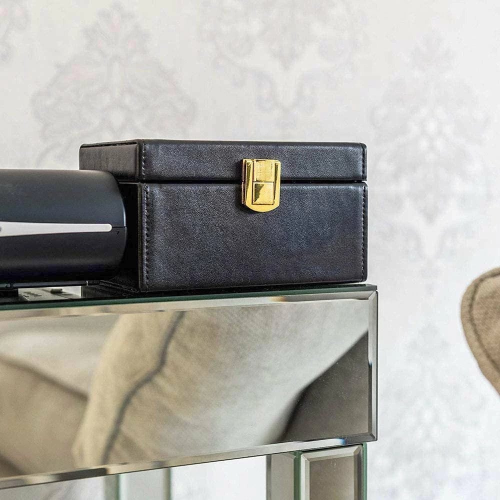 Kuti Faraday Hurtel për bllokim sinjali, për çelësa makine dhe celular, e zezë