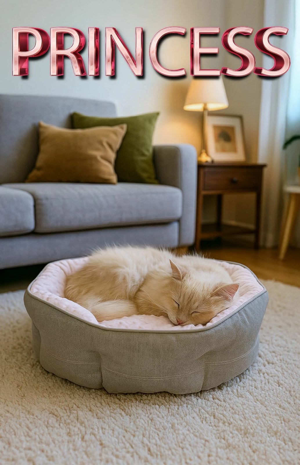 Shtrat për kafshë, Paws & Whiskers, Princess S, rozë