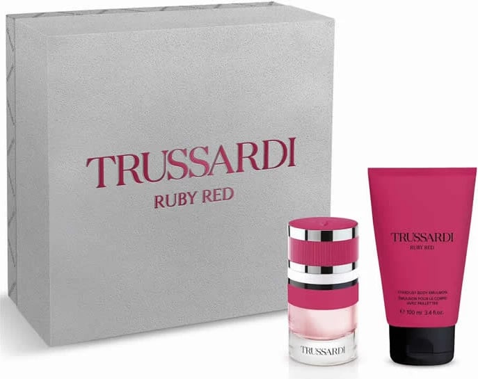 Set Eau de Parfum për femra Trussardi Ruby Red, 60ml, 2 copë