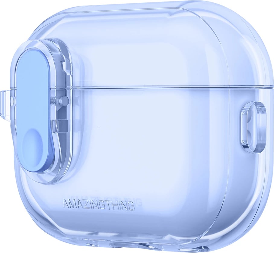 Mbështjellës AmazingThing Minimal për AirPods Pro 2, silikon, Blu deti