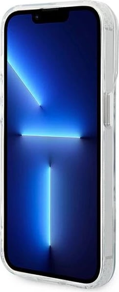Mbështjellës Karl Lagerfeld Karl & Choupette Aluminum Magsafe për iPhone 14 Pro Max 6.7", Transparent