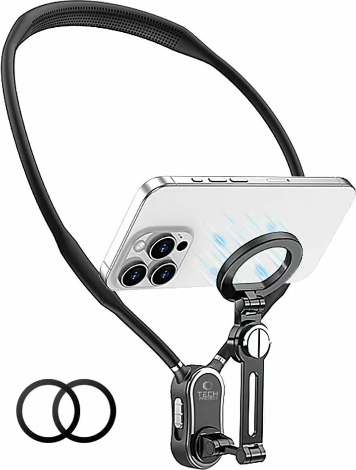 Mbajtës qafe për celular Tech-Protect AC100 me MagSafe, i zi