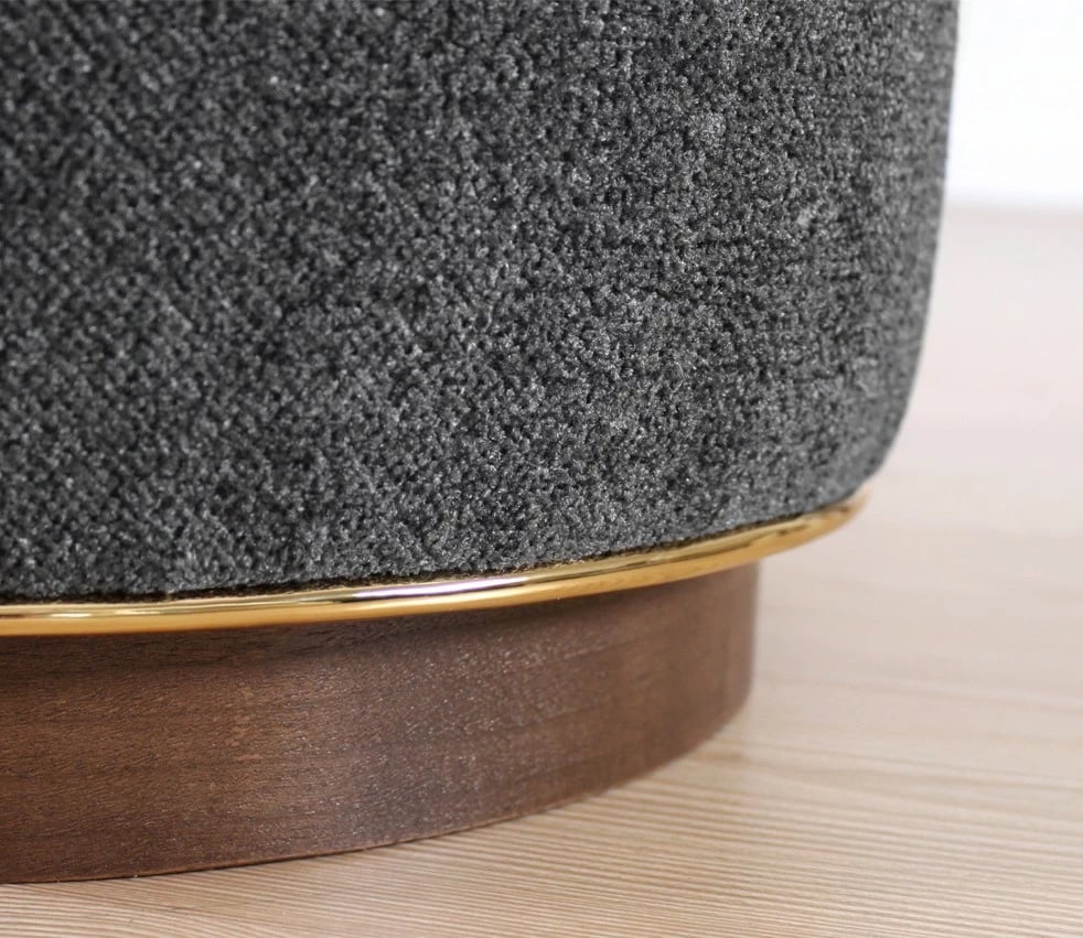 Puf modern, ngjyrë gri, Atelier del Sofa, Zeone