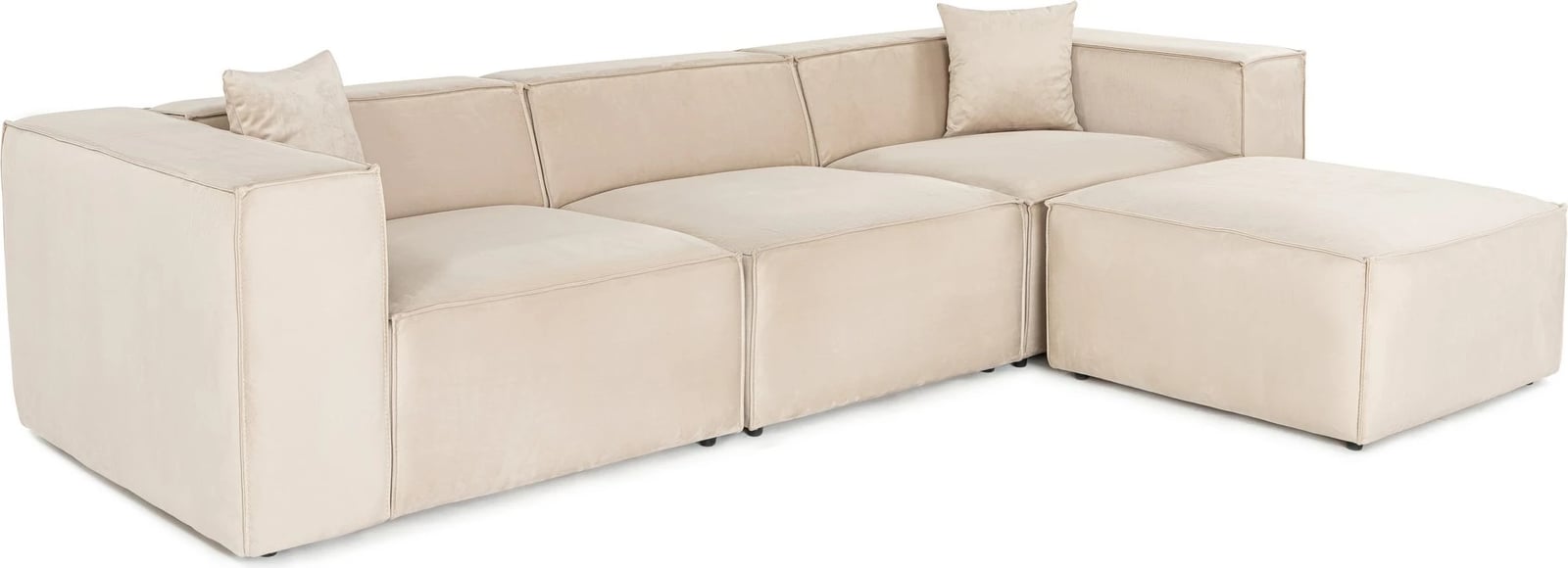 Këndare Lora, krem, Atelier del Sofa (L1-O1-1R-POUFFE)