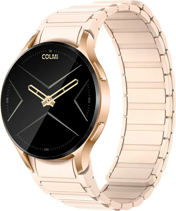 Smartwatch Colmi i28 Ultra me rrip magnetik, 1.43" AMOLED, Gold