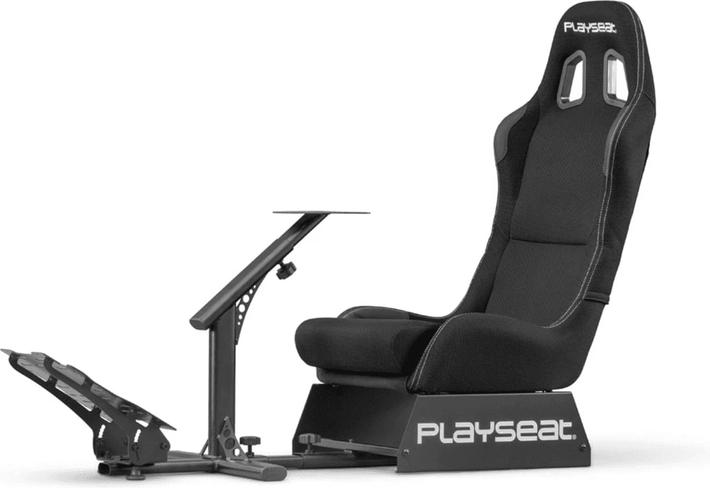 Karrige gaming Playseat EVOSB REM.00004 me montim për timon dhe pedale, e rregullueshme, e zezë