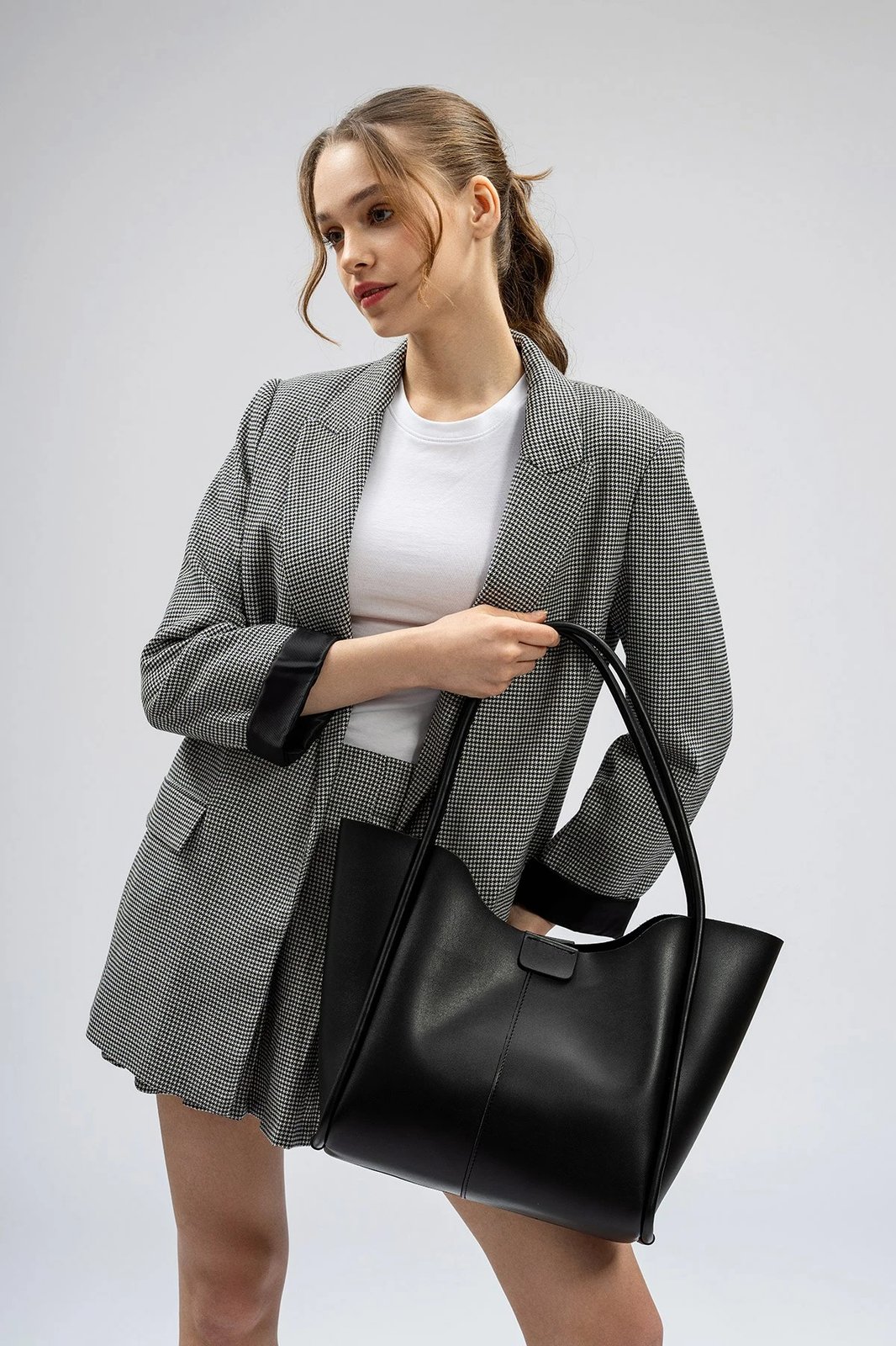 Tote bag Lucky Bees, e zezë, 1264 Npt