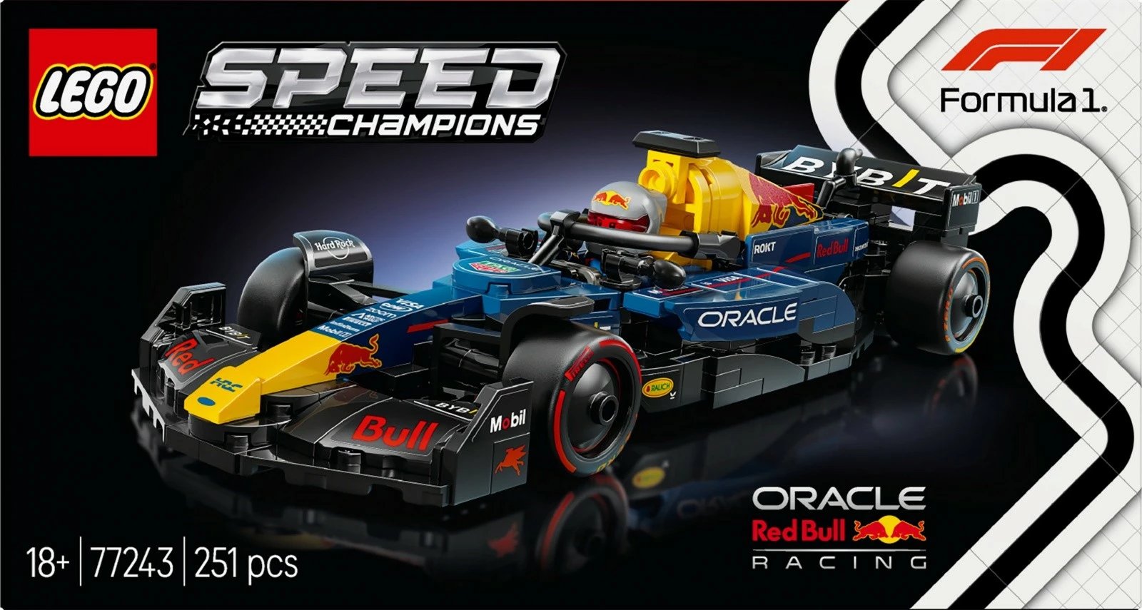 Set LEGO Speed Champions F1 Car Oracle Red Bull Racing RB20, 251 pjesë