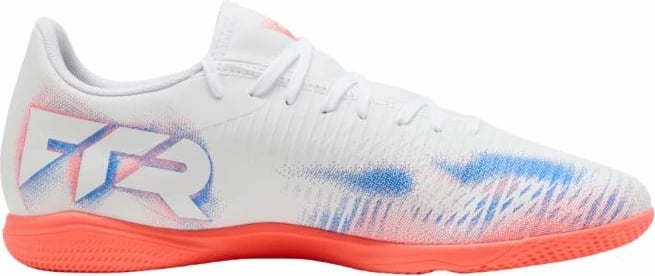 Atlete futbolli Puma për meshkuj, të bardha-portokalli