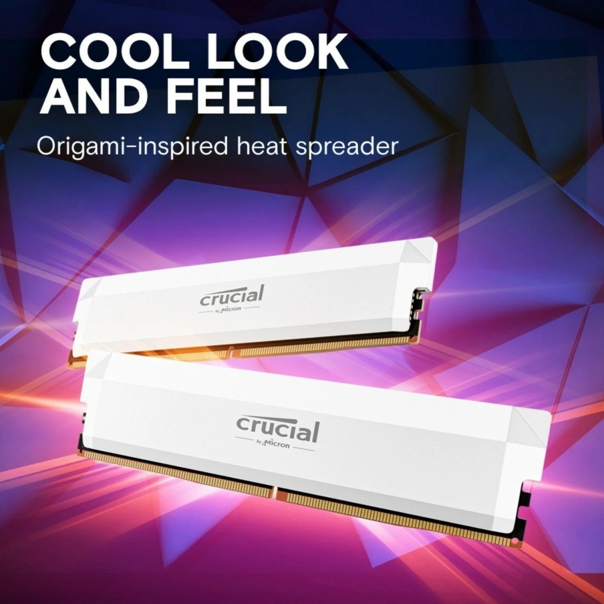 RAM Memorje Crucial DDR5 Pro OC, 64GB (2x32GB), 6000MHz, CL40, E bardhë