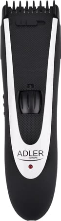 Makinë qethëse + trimmer, Adler AD 2822, 24 gjatësitë 3-15 mm, me dhe pa kabllo, bateri NiMH, e zezë/bardhë