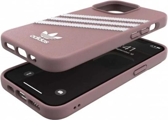 Mbështjellës Adidas OR Moulded Case PU për iPhone 13/13 Pro 6.1", rozë