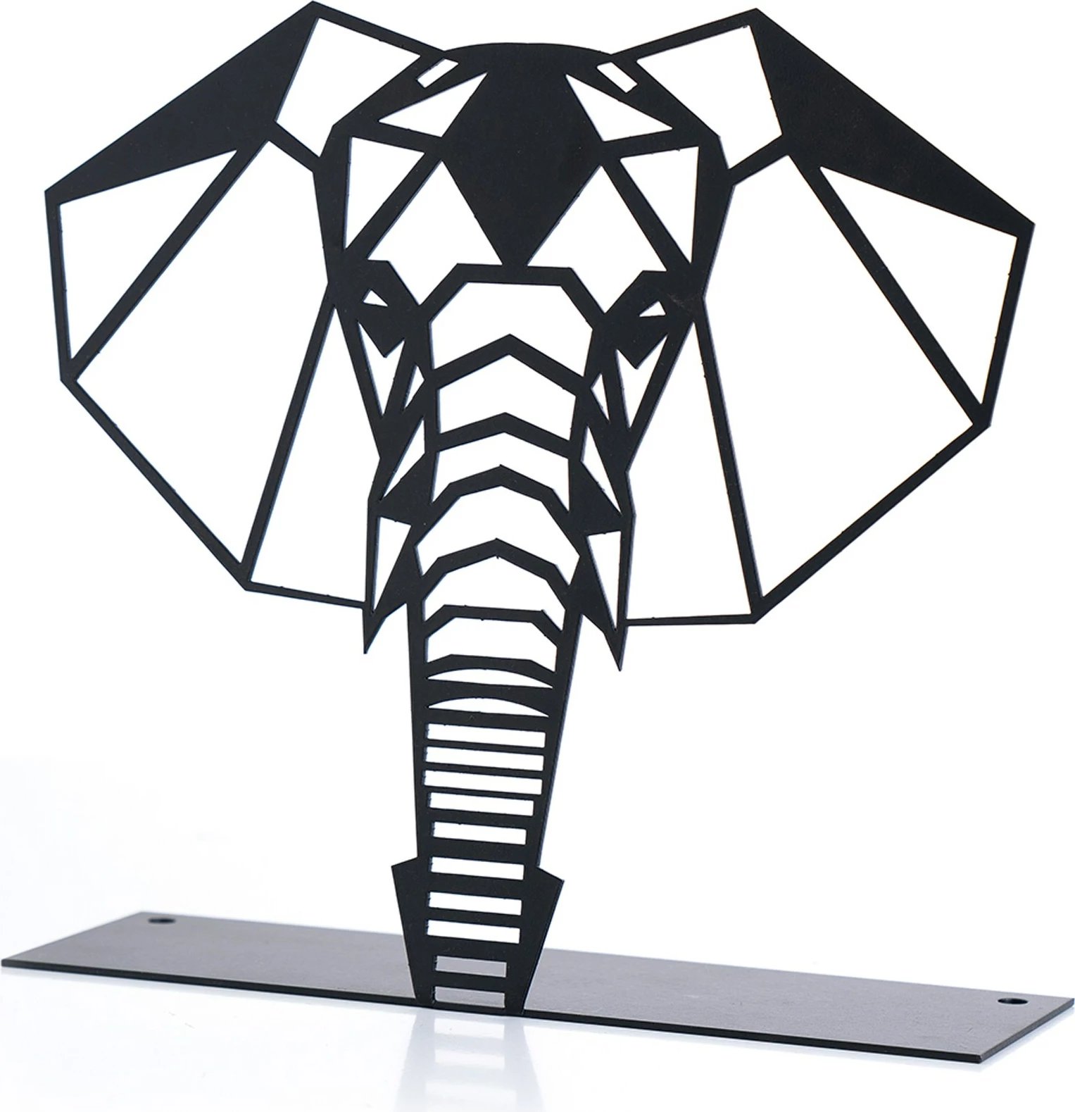 Objekt dekorativ Aberto Design, elefant, ngjyrë e zezë