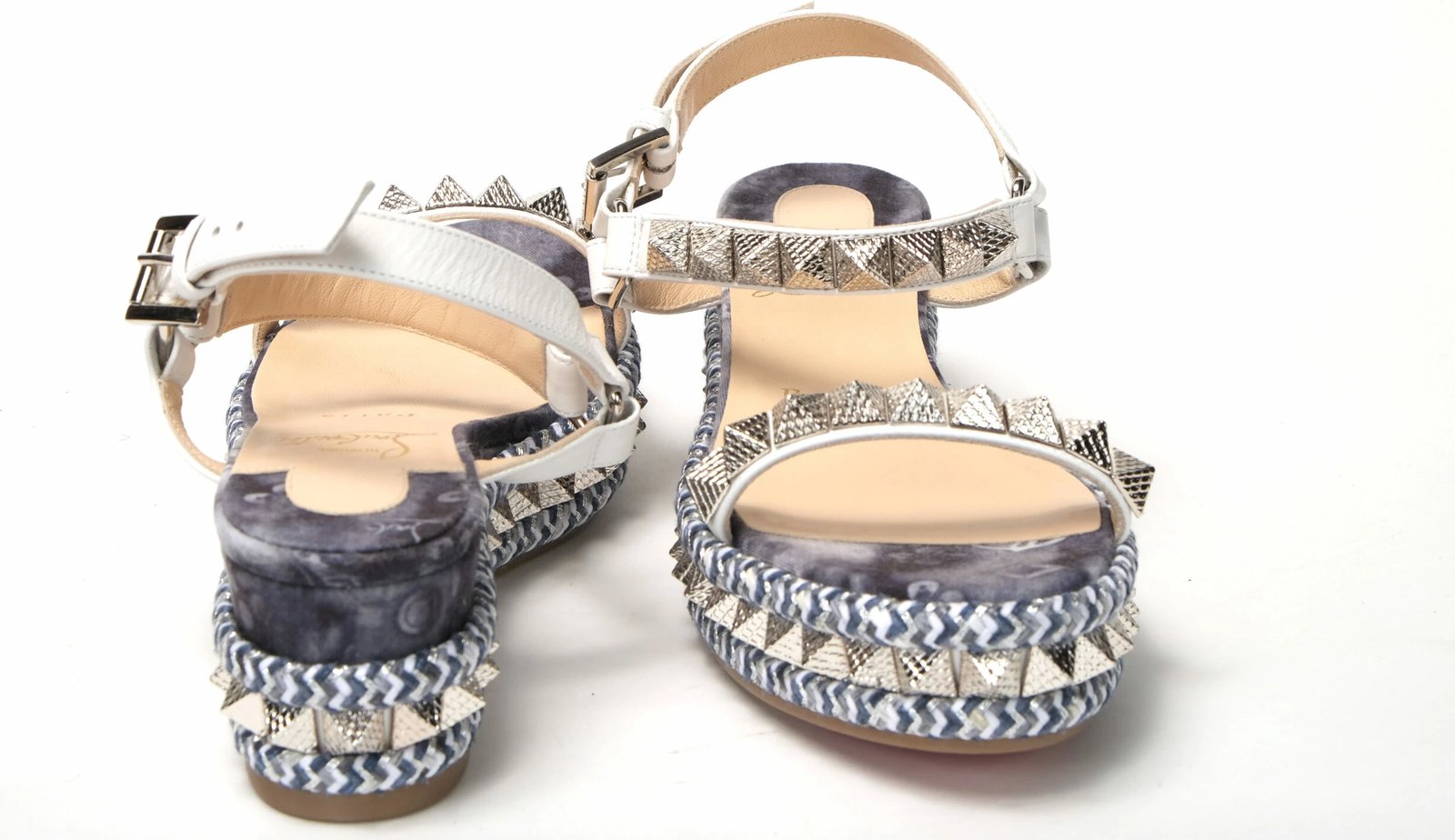 Sandale me platformë për femra Christian Louboutin, shumëngjyrëshe 