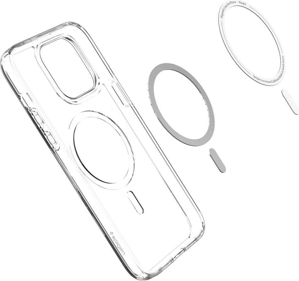 Mbështjellës Spigen Ultra Hybrid Mag për iPhone 14 Pro Max, Transparent/Bardhë