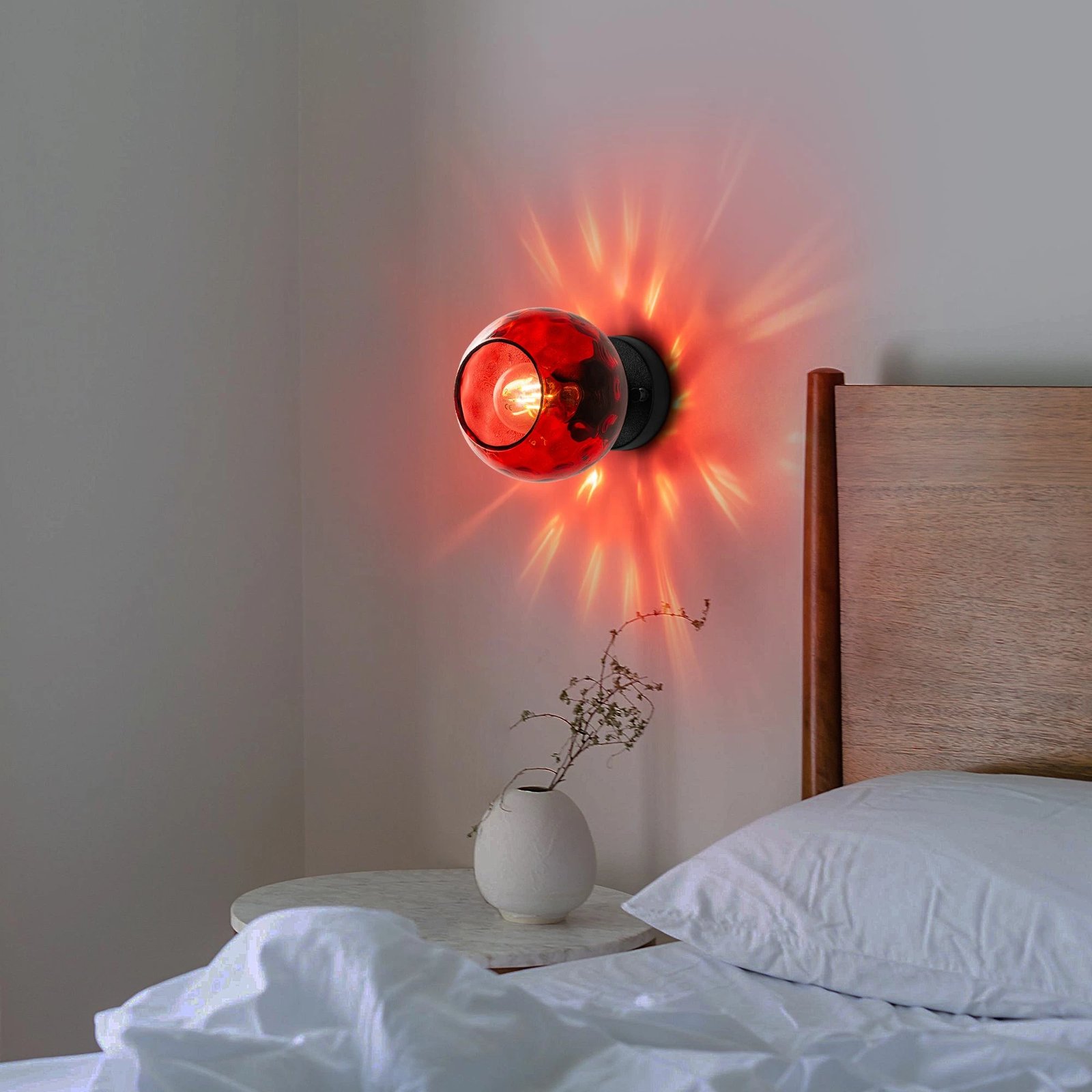 Llambë muri Opviq, Benek - 15 - 14391, e kuqe dhe e zezë