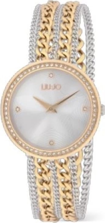 Orë dore LIU-JO TLJ2537 për femra, ari dhe argjend