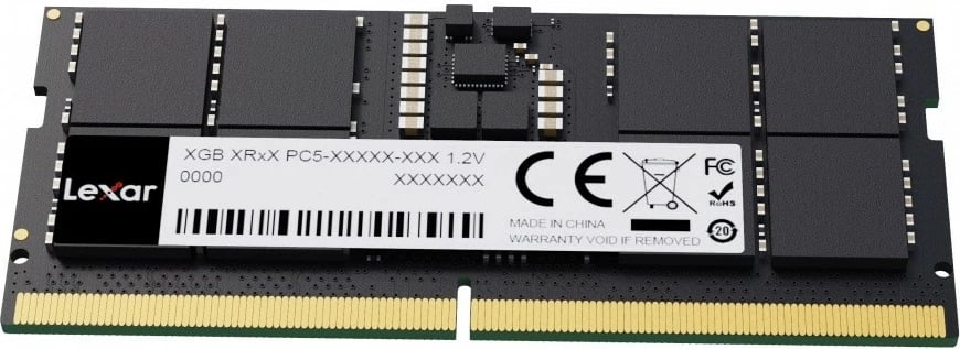 RAM Memorje SODIMM DDR5, Lexar LD5DS016G-B4800GSST, 16GB 4800MHz CL40 ECC, 1x16GB