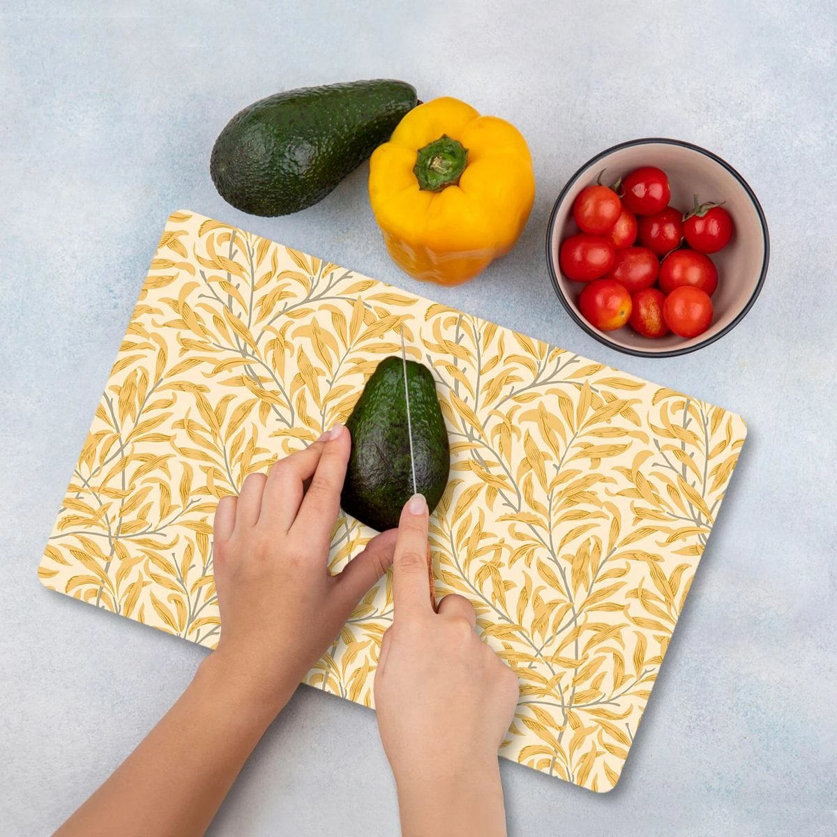 Dërrasë prerëse Hermia, qelq i temperuar, shumëngjyrëshe, Ckt90 - 3040, 30x40cm