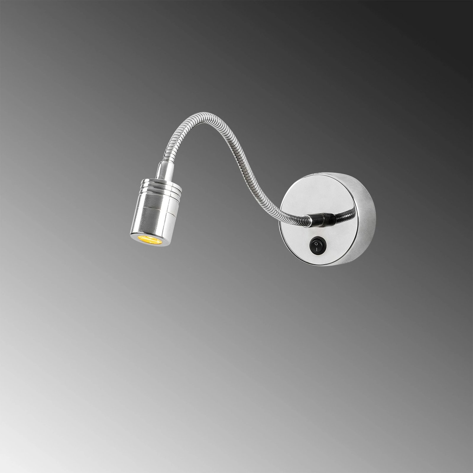 Llambë muri Opviq, për lexim, 3243, ngjyrë argjendi