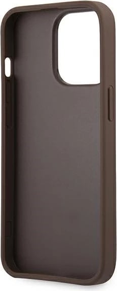 Mbështjellës Guess GUHCP13L4GGMBR për iPhone 13/13 Pro 6.1", kafe, hardcase 4G Big Metal Logo Mbështjellës Guess GUHCP13L4GGMBR për iPhone 13/13 Pro 6.1", kafe, hardcase 4G Big Metal Logo