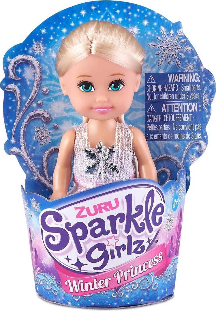 Set kukulla Sparkle Girlz Winter Princess, 11 cm, 48 copë
