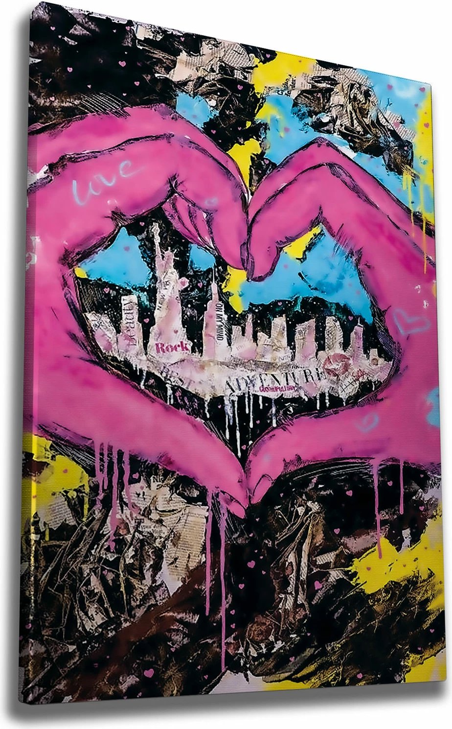 Pikturë dekorative në kanavacë, shumëngjyrëshe, WY218, 50x70cm