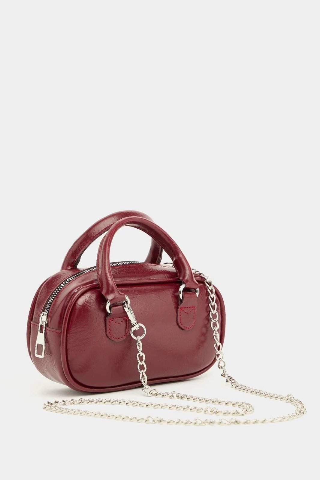 Çantë dore Zoozie Bags, MK1020225SV10-015, ngjyrë e kuqe claret