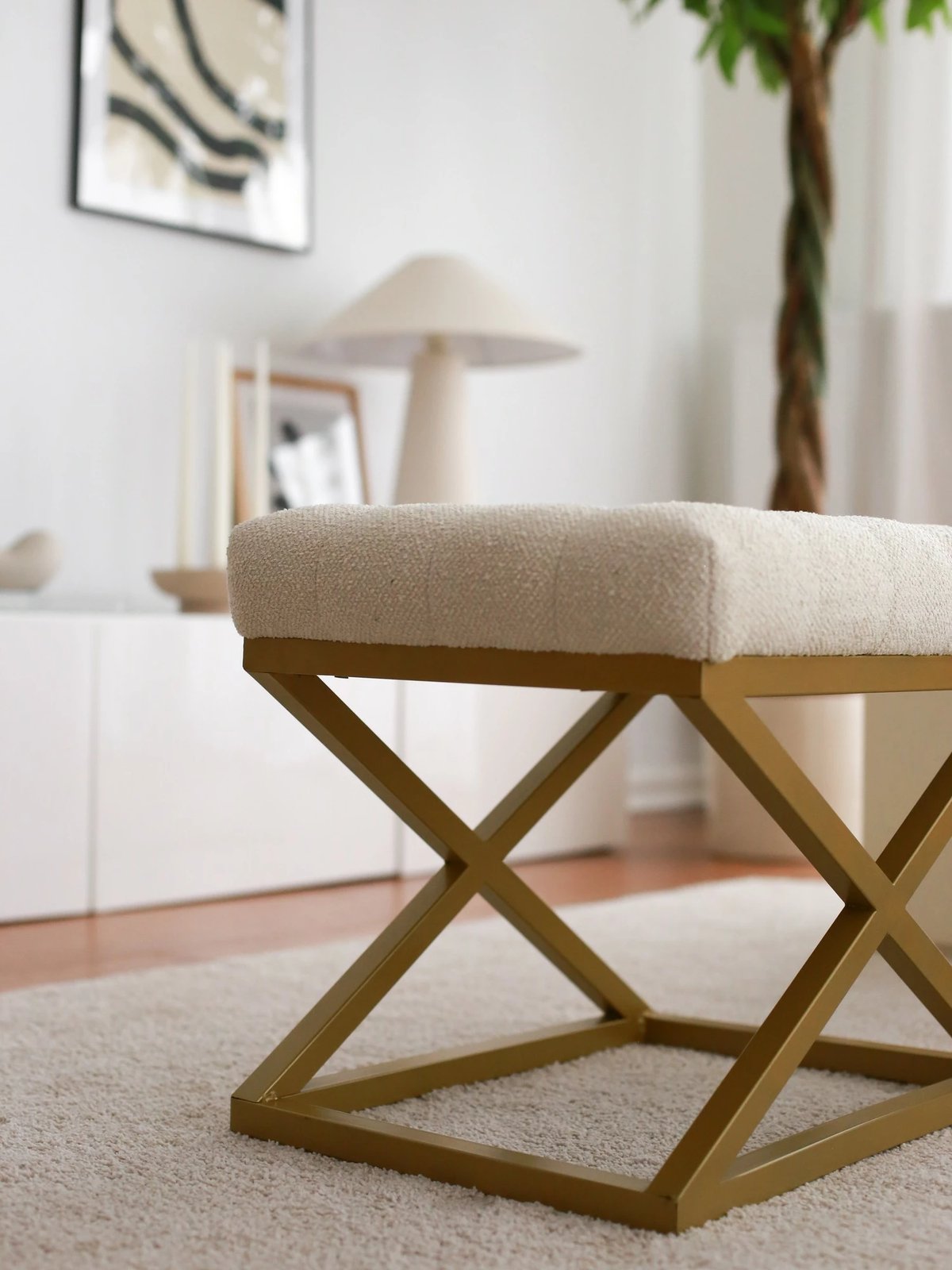 Puf Atelier del Sofa, Altin Capraz, krem