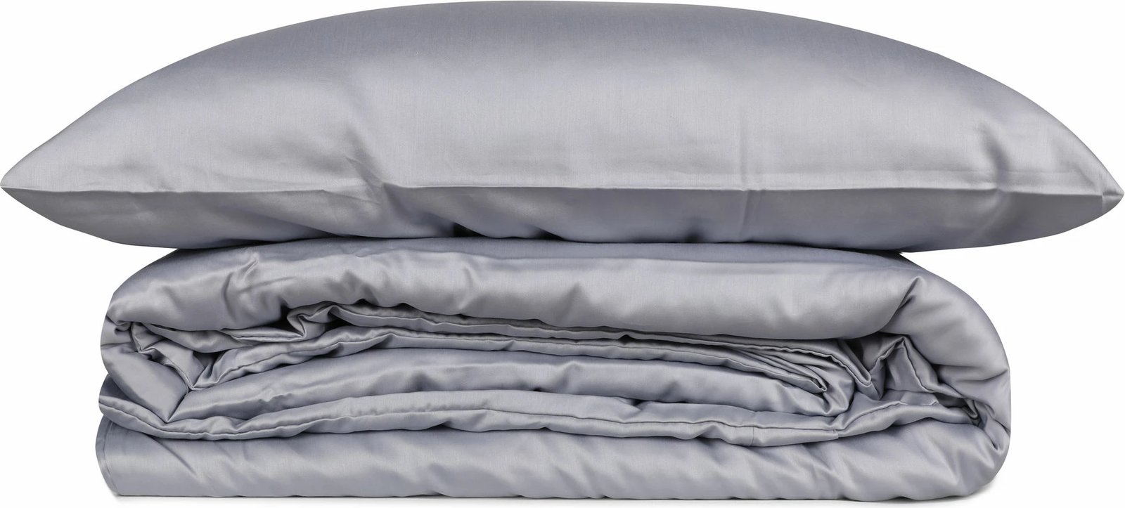 Set mbulesë për jorgan king satin, ngjyrë gri, L'essentiel, Elegant