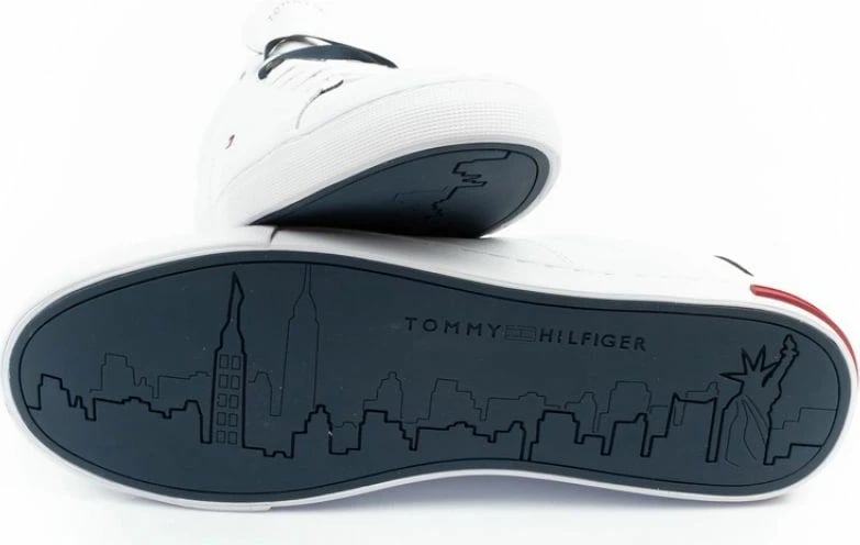 Këpucë për meshkuj Tommy Hilfiger, të bardha